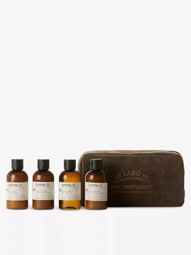 Le Labo Santal 33 Body & Hair Travel Set 4 x 3.0 fl oz/3.0 fl oz cada uno