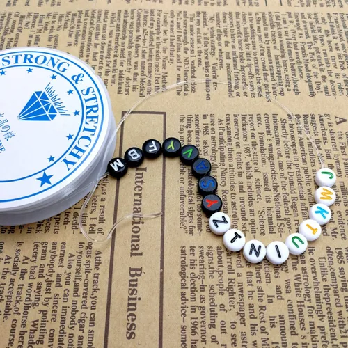 Vista 6 de Amaney - 4 rollos de cuerda elástica, 0.016 in, 0.024 in, 0.031 in, 0.039 in, cuerda elástica de cristal para pulseras, cuentas y fabricación