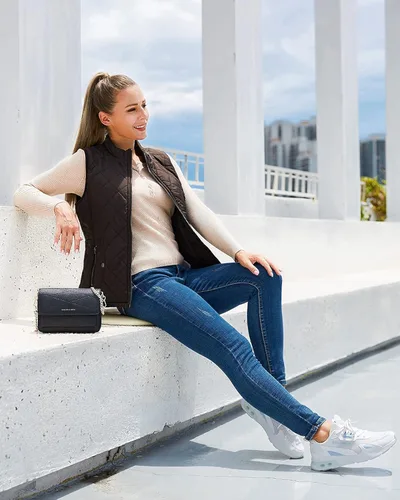 Vista 6 de Argstar Chaleco acolchado ligero con bolsillos con cremallera (XS-2XL)