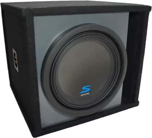Vista 11 de American Sound Connection Estéreo universal para coche dual de 10 pulgadas Alpine Type S S-W10D2 Bundle con caja de subcaja portada pintable con Con