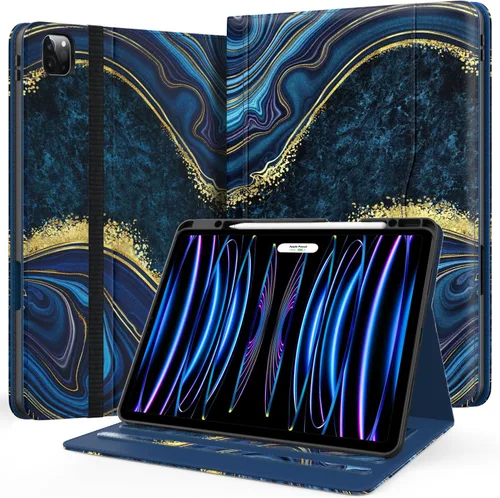 Vista 49 de Zonefoker Fundas para iPad de 6ª generación 2018/2017, iPad Air 2 2014 #02 Mármol Rosa