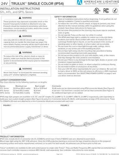 Vista 4 de American Lighting HTL-WW-100 Collection Trulux IP54 - Carrete de cinta LED de alto rendimiento, 100 pies, blanco cálido, blanco cálido, 3000 K