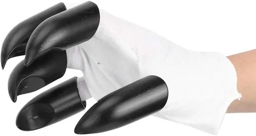 Vista 8 de TOPINCN Guantes de garras de jardín, suministros de herramientas, garras de excavación, material ABS