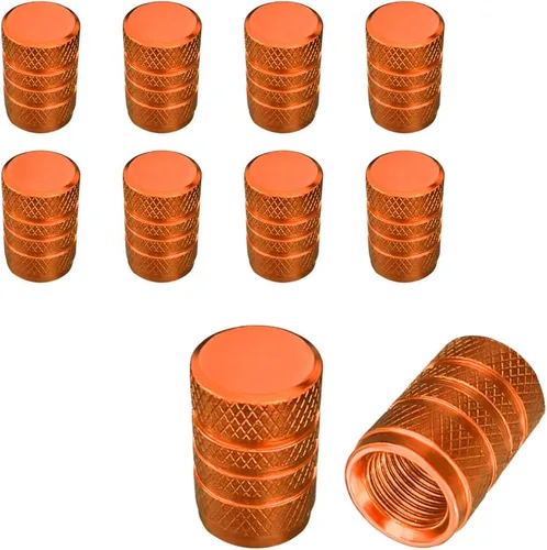 Vista 18 de Ziciner Juego de 5 tapas de válvula de neumático de automóvil, juego de tapas de aire de aluminio, a prueba de polvo y resistentes a la corrosión