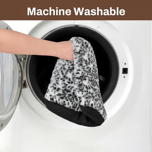 Vista 6 de Tapete autocalentable para gatos y perros pequeños, tapete térmico no eléctrico para mascotas, tapete suave lavable para dormir con respaldo