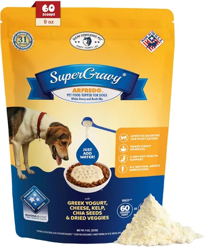 Vista 11 de CLEAR CONSCIENCE PET Arfredo SuperGravy - Comida natural para perros, mezcla de caldo de hidratación, condimento para croquetas sin gluten y granos
