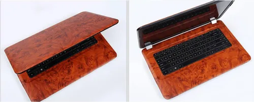 Vista 4 de Queenbox - Vinilo autoadhesivo para interior de automóvil, 3.9 x 59.8 in (10 x 152 cm), diseño de grano de madera, adhesivo sin burbujas