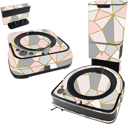 Vista 6 de MightySkins Skin compatible con iRobot Roomba s9+ Vacuum & Braava Jet m6 Bundle - Azul bebé sólido Funda protectora y única de vinilo Fácil