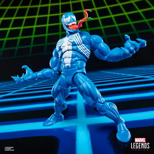 Vista 10 de Marvel Legends Series Gamerverse Capitán América vs Venom, figuras de acción coleccionables inspiradas en videojuegos retro de 6 pulgadas