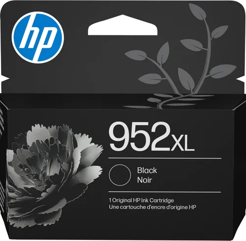 Cartucho de tinta negra de alto rendimiento HP 952XL para impresoras | Funciona con OfficeJet 8702 OfficeJet Pro 7720, 7740, 8210, 8216, 8710, 8715,