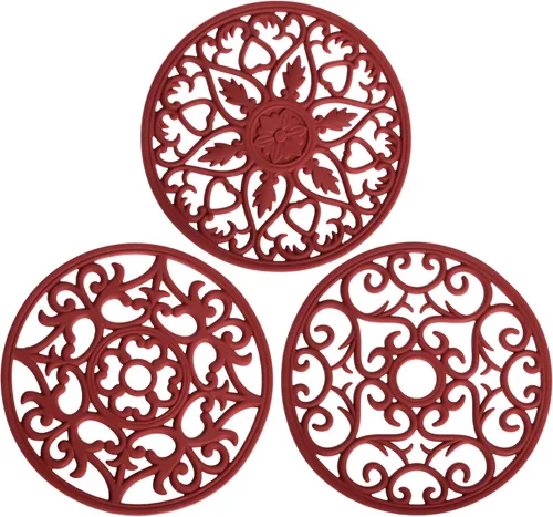 Vista 10 de Smitchraft - Salvamanteles de silicona para platos calientes, ollas y sartenes, almohadillas calientes para encimeras de cuarzo de cocina