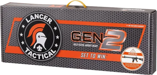 Vista 4 de Lancer Tactical Gen 2 Airsoft M4 SPR Interceptor AEG Polímero Eléctrico CompletoSemi-Auto, Bolsa de 1000 Rondas de 0.01 oz BBS, Batería y Cargador