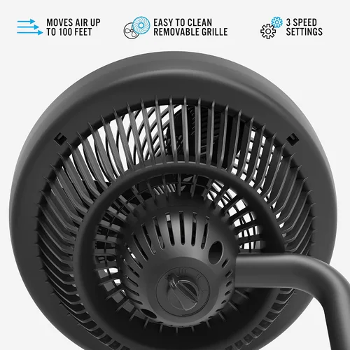Vista 2 de Vornado 723 ventilador grande de recirculación del aire