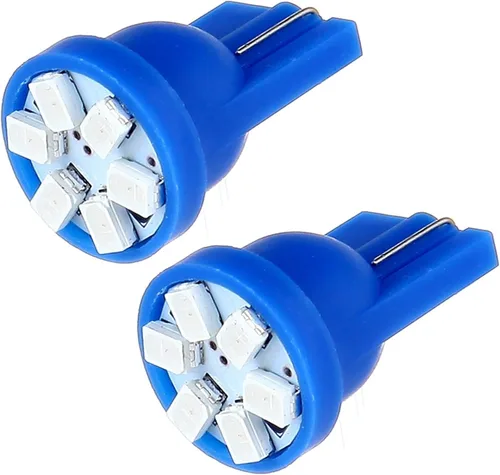 Vista 5 de cciyu 10X Super Azul Cuña Lado T10 6SMD LED Velocímetro Instrumento Luz 192 194 168