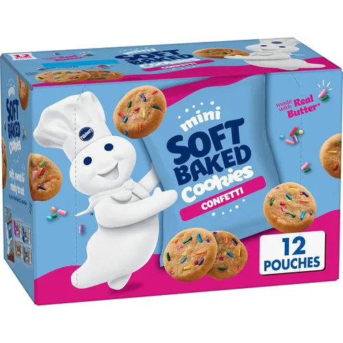 Vista 14 de Pillsbury Mini galletas dulces, chispas de chocolate, 10.5 onzas, caja de 7