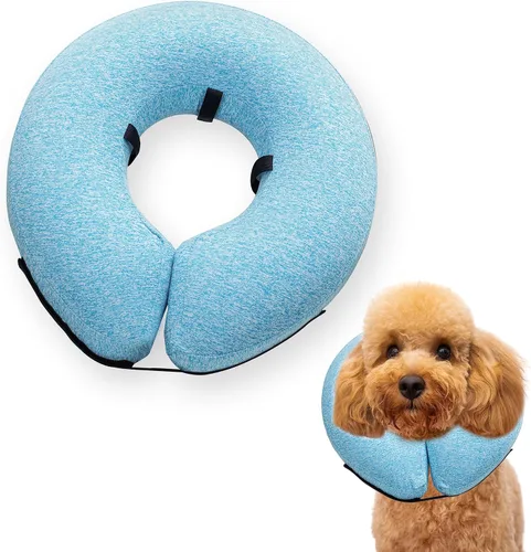 Big Ant Collar inflable protector para perros y gatos, cono suave para perros después de la cirugía, collar de dona para cuello de perro, collar de