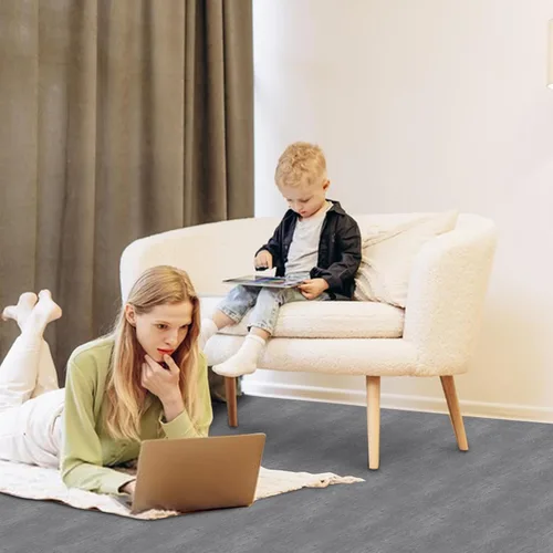 Vista 5 de Azulejos de suelo autoadhesivos impermeables para despegar y pegar, azulejos de suelo para cocina DIY para comedor, dormitorio, sótanos, baños