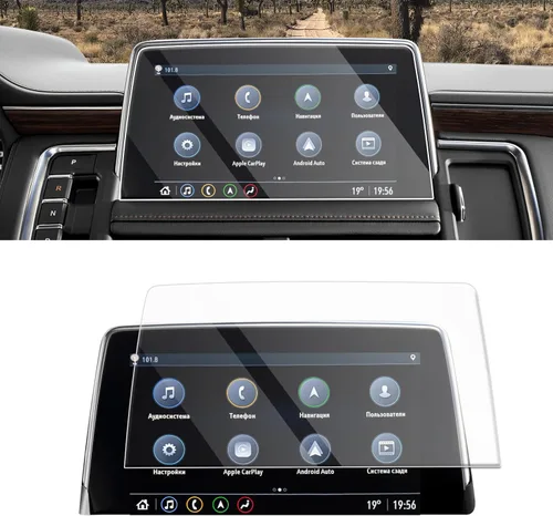 Vista 15 de CDEFG Compatible with 2025 2026 Tesla Model Y Juniper Navigation Protective Film QHD 16 Inch Display Touchscreen GPS Matte Tempered Glass Screen