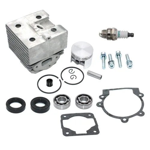Vista 4 de Kit de pistón de cilindro Junta Bujía Rodamiento de bolas ranurado Junta de aguja de sello de aceite para soplador Stihl BR320 BR320L SR320 BR340