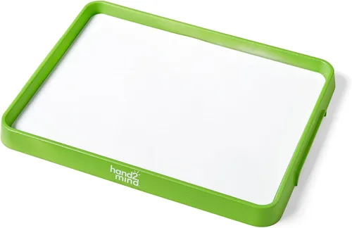 Vista 7 de hand2mind Bandejas magnéticas de borrado en seco para actividades, bandejas apilables para el aula, bandejas magnéticas de letras, pizarras blancas