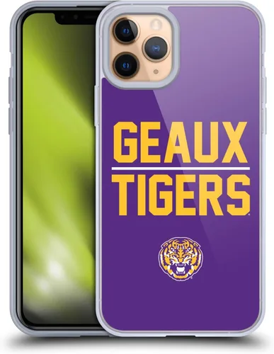 Vista 214 de Head Case Designs Funda de gel suave con licencia oficial de la Universidad Estatal de Louisiana LSU Camou compatible con Apple iPhone 7 Plus/iPhone
