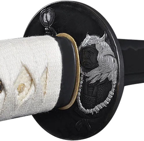 Vista 12 de Handmade Sword - Espada Wakizashi japonesa, práctica, forjada a mano, acero al carbono 1045/1060/1080, templado al calor, espiga completa, afilada