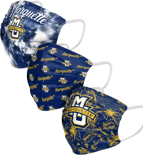 Vista 12 de FOCO - Cubrebocas reutilizable y lavable con logo del equipo NCAA para el partido