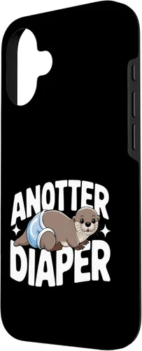 Vista 2 de Anotter Diapers - Funny Newborn Parents New Dad Mom Case for iPhone 16