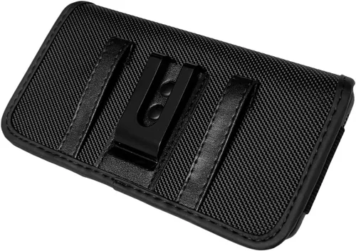 Vista 9 de Funda de nailon para teléfono celular para Google Pixel 5, Alcatel Insight, Tetra, Verso, Samsung Galaxy S10e, J3, LG Aristo 3/2 - Funda horizontal