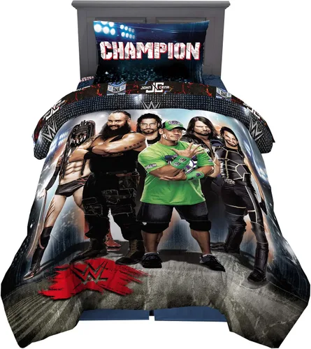 Vista 75 de Juego de ropa de cama clásico retro arcoíris de los Cariñositos, 7 piezas, edredón y sábanas supersuaves con funda de almohada, tamaño matrimonial