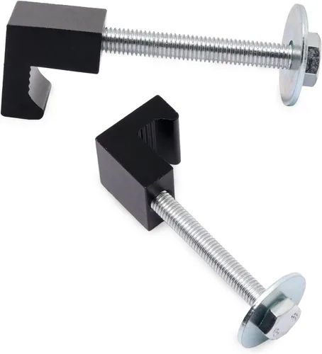 Vista 6 de Kit de montaje de caja de herramientas de camión, abrazaderas de montaje de aluminio para camioneta, accesorios de caja de herramientas J ganchos