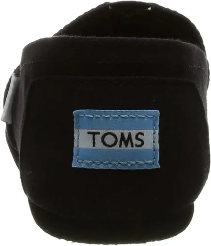 Vista 3 de TOMS Classic Negro Lona Mujeres