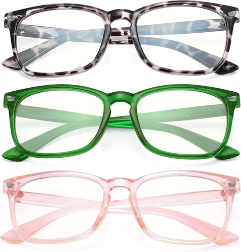 Vista 14 de AZorb 2Pack Gafas de Bloqueo de Luz Azul para Niños - TR90 Gafas de Pantalla de Computadora Irrompibles para Niños y Niñas