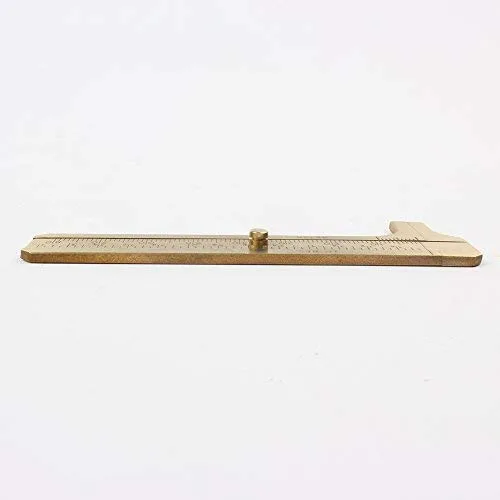 Vista 9 de Mini pinza deslizante de latón de 3.150 in de doble escala para medir piedras preciosas y componentes de joyería