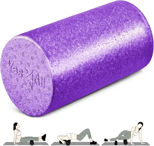 Vista 18 de Yes4All High-Density EPP Round Back Roller Foam, Exercise Foam Roller for Yoga, Pilates & Stretching - 12, 18, 24, 36 inch