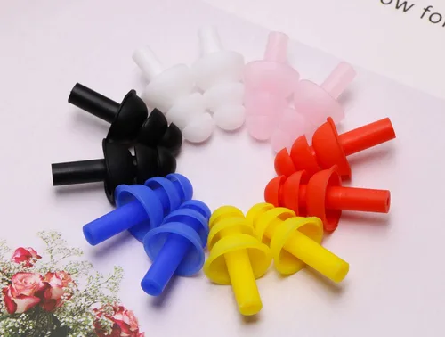 Vista 4 de Tupalizy Tapón reutilizable de silicona suave y flexible para los oídos, impermeable, cómodo para dormir, ducharse, bañarse, aprender, conciertos