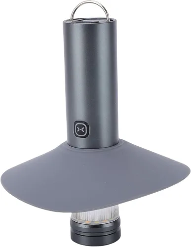 Diydeg Luces de camping, linterna de campamento 3 en 1, linterna LED, luz de emergencia recargable con pantalla desmontable, 5 modos, gancho
