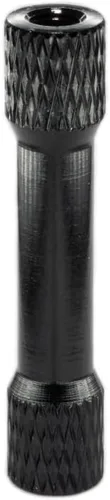 Vista 13 de [12 piezas] Separador de aluminio moleteado M3 de 0.787 in, pilar espaciador de columna de cabeza ancha para piezas de bricolaje RC/FPV/Drone Negro
