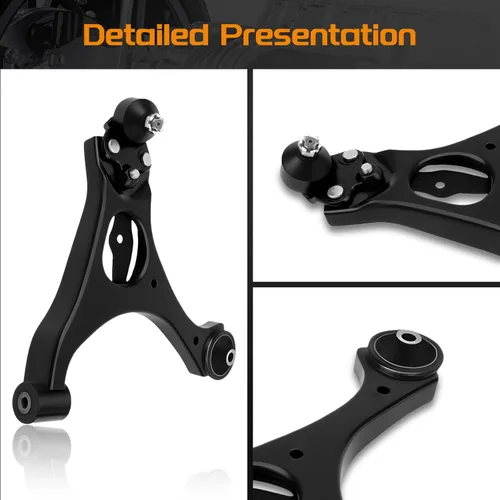Vista 6 de Kit de 12 piezas de brazos de control inferiores delanteros para Honda Civic Non-Si 2006 2007 2008 2009 2010 2011 con rótulas + enlaces de extremo