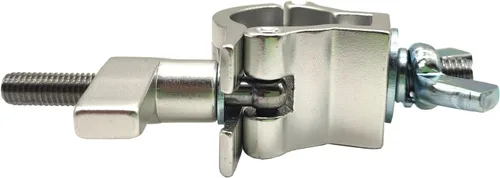 Vista 2 de Abrazadera de luz de escenario, abrazaderas de armadura de iluminación de 1-1/4 pulgadas, aleación de aluminio resistente, 165 libras para tubería