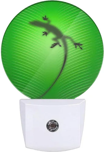 Vista 10 de King Penguins - Luz nocturna de pingüinos antárticos, lindo animal, LED del atardecer al amanecer, luz nocturna enchufable, sensor automático