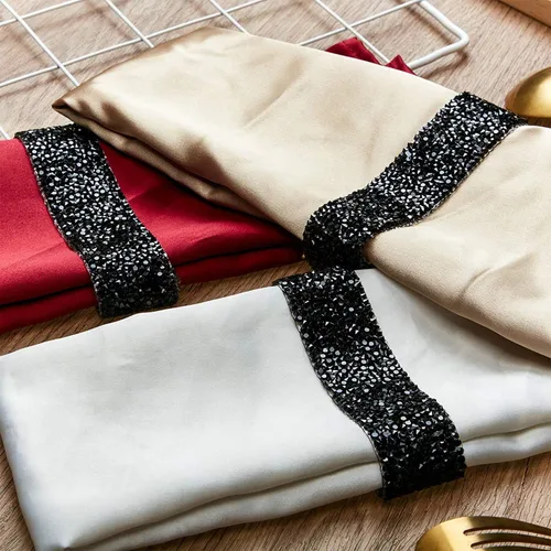 Vista 5 de Dowarm Cinta de diamantes de imitación de 3 yardas, rollo de cinta de diamantes de imitación, envoltura de malla con diamantes de imitación