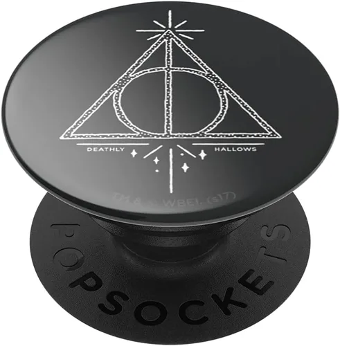 Vista 2 de PopSockets - Agarre para teléfono con soporte expandible, agarre adhesivo, Harry Potter - Reliquias de la Muerte