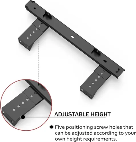 Vista 3 de FRMSAET Bandeja Deslizante para Cajón de Teclado Hardware 12/14/16/18 pulgadas Rieles de Metal Resistente Rieles para Teclado Accesorios