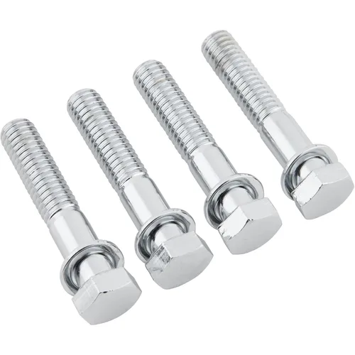 Speedway Motors King Chrome SBC - Kit de pernos largos para bomba de agua, incluye pernos de acero cromado de 2 pulgadas para motores SBC, herrajes
