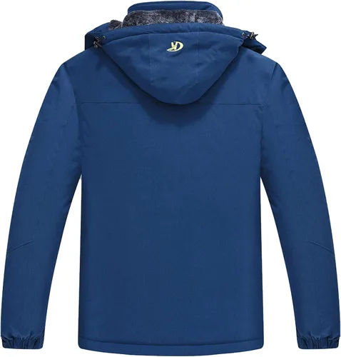 Vista 2 de QPNGRP Mens Waterproof Ski Snowboard Jacket Windproof Winter Snow Coat