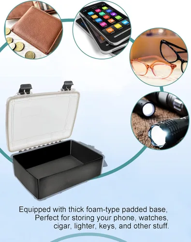 Vista 5 de Avlcoaky Caja impermeable Caja seca Contenedores impermeables Caja de almacenamiento hermética Caja seca impermeable para barco Kayak Caja