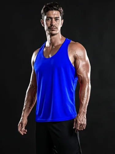 Vista 3 de DRSKIN Men's 4 or 3 Pack Tank Tops Sleeveless Shirts Dry Fit Y-Back Muscle Mesh Gym Training Athletic Workout