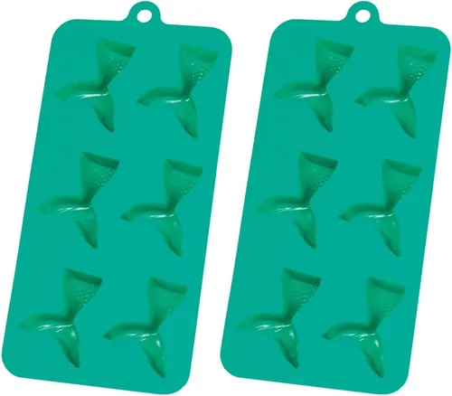 Vista 13 de HIC Kitchen Bandeja de hielo de silicona de 18 agujeros, antiadherente, hace 18 cubos cuadrados