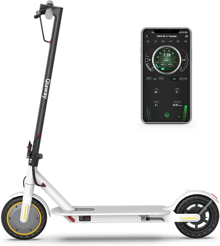 Vista 14 de Qlaway Electric Scooter for Adults, 350W/500W Motor, Up to 22 Miles Long Range, 8.5" /10" Solid Tires, 265 lbs Load Capacity, Foldable Commuting